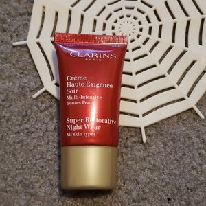 Clarins super restroative night wear cream .53oz